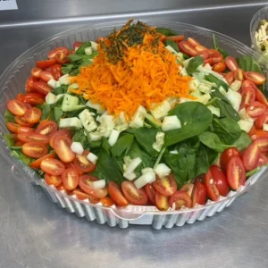 Fresh Harvest Salad: Family-Size Carrot, Spinach & Zucchini Salad